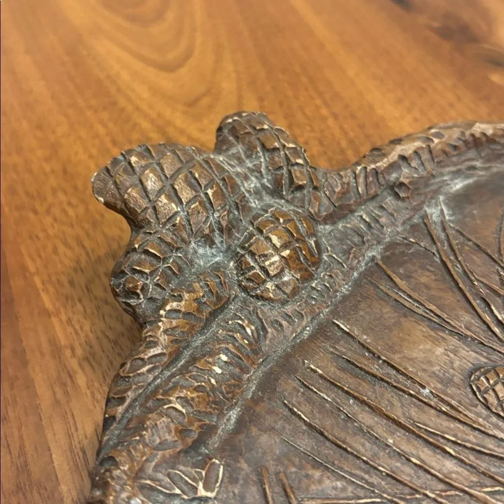 Pine Bough Decorative Tray by Black Forest Decor